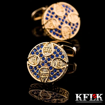 KFLK vīriešu krekli, aproču pogas rotaslietas kvalitatīvas kāzu dāvana uzmavu pogu 