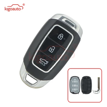 Kigoauto Smart auto atslēgu shell 3 pogu Hyundai Akcentu 2018 tālvadības atslēga vāciņu nomaiņa