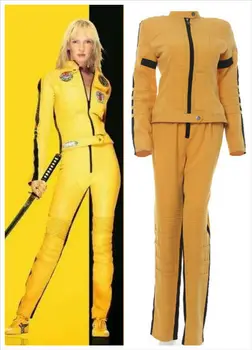 Kill Bill Līgavas Tērpu Halloween Puse Cosplay Kostīms, Uzvalks Modes Tērpiem Pieaugušām Sievietēm