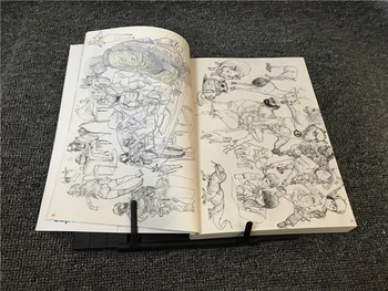 Kim Jung-Gi 2017 Skiču Kolekcija Grāmatu (B) Kim JungGi Darbu Skices Manuskripts Līniju Zīmēšanas Grāmata