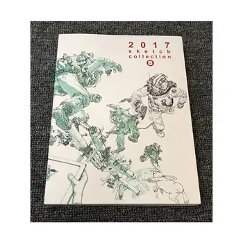 Kim Jung-Gi 2017 Skiču Kolekcija Grāmatu (B) Kim JungGi Darbu Skices Manuskripts Līniju Zīmēšanas Grāmata