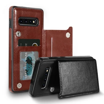 KISSCASE Kartes Slots Flip Maciņš Case For Samsung A50 A70 A51 A71 Ādas Gadījumā Samsung Galaxy S20 Plus Ultra Huawei P30 Vāciņu