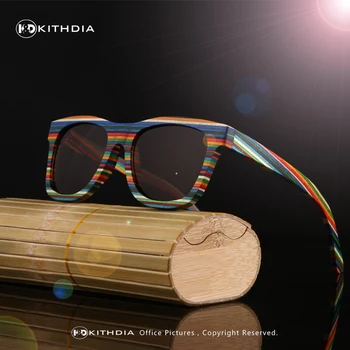 KITHDIA koka Saulesbrilles vīriešu bambusa Vasaras Modes Stila Sieviešu Saulesbrilles Oculos sieviešu koka briļļu koka saulesbrilles