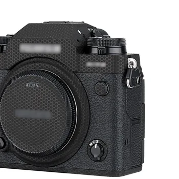Kivi Kameras korpusa Uzlīmes Aizsardzības Ādas Filmu Komplektu, Par Fujifilm Fuji X-T4 XT4 Anti-Scratch Kameras Apdare Uzlīme Matricas Melns
