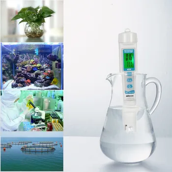 KKmoon 3 1 Ūdens Kvalitātes Testeri Monitoru, Portatīvo Pildspalvas Tipa pH & EK & TEMP Metru Acidometer Ūdens Kvalitātes Analīzes Ierīces