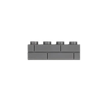 KM Ķieģeļu Modificētu 1x4 ar Mūra Profilu Pilsētas Street View Celtniecības Bloki Militāro Minifigs Pils Sienas 15533 DIY Rotaļlietas