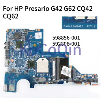 KoCoQin klēpjdators Mātesplatē HP Presario G42 G62 CQ42 CQ62 DAOAX2MB6F0 592808-001 592808-501 AMD Mainboard