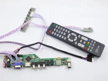 Komplekts N156BGE-L11/L21/L31/L41 Panelis Ekrāna TV, AV 40pin LVDS VGA tālvadības 1366X768 USB HDMI LCD LED Kontrolieris valdes 15.6