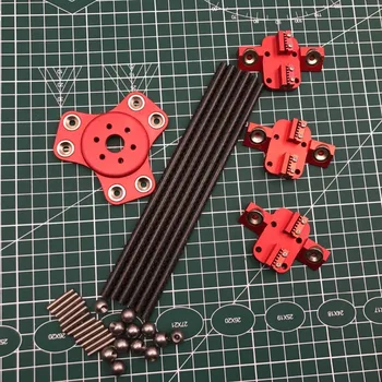 Kossel XL magnētisko effector+pārvadāšanas+ oglekļa cauruļu Diagonāli push stieņu komplekts DIY Delta kossel 3d printeri