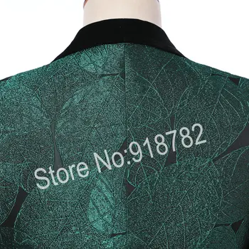 Kostīmu Homme Mariage 2019 Pasūtījuma Zaļā Spīdēt Spilgti 3 Gabals Uzvalki, Vīriešu Formālu Uzvalku Līgavainim Kāzu Tērpi Terno Masculino