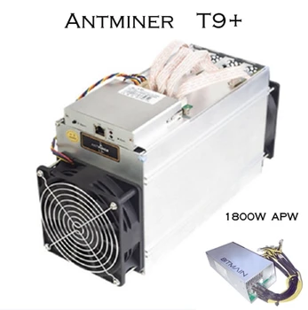 Kriptogrāfijas Asic miner Antminer T9+ 11.5 T Bitcoin BCH BTC ieguves platformas BITMAIN 1800W Barošanas ar PSU lētāk nekā Antminer S9i