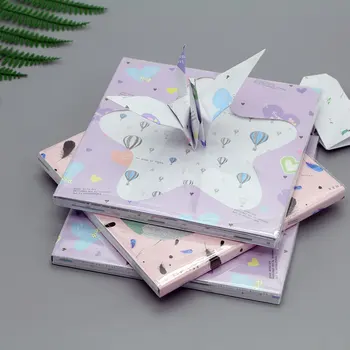 Kvadrātveida Krāsaina Papīra Vienkārša Balta Iespiests HandPaper Origami Papīra Mīlestību Dekoratīvo Papīru Origami Papīra Kaudze Quilling Mterial