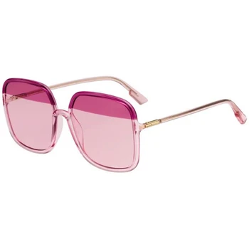 Kvadrātveida Saulesbrilles Sieviešu Jaunām Tendencēm Liels Rāmis Slīpuma Lēcas ar UV Filtru Brilles Dāma UV400