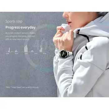 KW10 Smart Skatīties Sieviešu IP68 Ūdensnecaurlaidīga Sirdsdarbības Monitoringa Bluetooth Android, IOS Fitnesa Rokassprādze Smartwatch