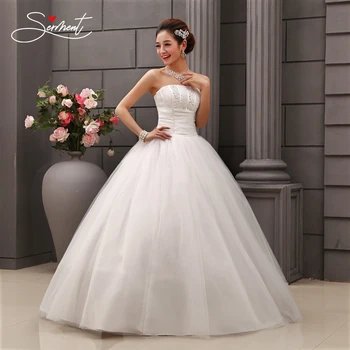 Kāzu kleitu līgava izkraušanas baltais sapnis liela izmēra caurules top kāzu kleitas