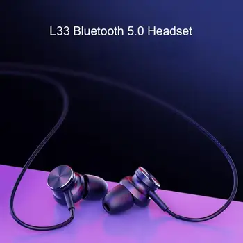 L33 Bezvadu Austiņas Bluetooth Austiņas 5.0 Magnētisko Slēdzi Sporta auss Earbuds ar Mic par jebkuru viedtālruņi