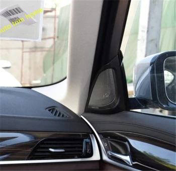 Lapetus Pīlārs Trijstūris Stereo Skaļruņu Audio Apdare Vāciņš Melns, der BMW 5 Sērijas G30 530i 2017. - 2021. gadam Nerūsējošā Tērauda