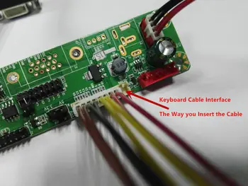 LCD Kontrolieris Valdes DIY Komplekts Komplekts (MT561-MD)Vadītāja LVDS Inverter - Pagrieziet LCD Pārraudzīt, Izmantojot Kabeļus
