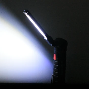 LED darba gaismas āra kempings lampu USB uzlāde trīs līmeņu dimming ar mirgojošām locīšanas multi-funkciju avārijas gaismas,