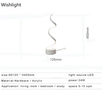 LED Galda Lampas, Iekštelpu Apdares Ziemeļvalstu Mūsdienu Gaismas Guļamistabas Lasīšanas Apgaismojums ar Tālvadības pulti Guļamistabā Studiju Galda Lampas