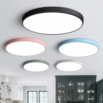 LED Griestu Gaismas Lampas Dzīvojamā Istabā Modernās Lampas Griestu Virtuve/Guļamistaba Ultra-plānas Apaļa/Kvadrātveida Griestu lampas Armatūra