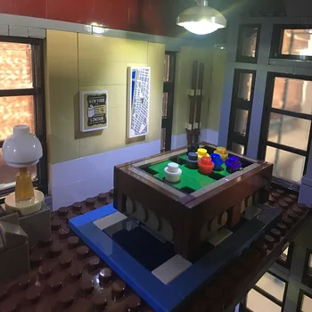 Led Light Komplekts Lego Ēkas Pilsētas Ielu 75827 Ghostbusters Firehouse Mītne Saderīgu 16001 Bloki Apgaismojumu