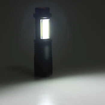 Led Lukturītis Iebūvēts Akumulators XPE Tālummaiņa Fokusa Lāpu Regulējams Lampu 2000 Lūmeniem Penlight Ūdensizturīgs Āra Mini Lukturi