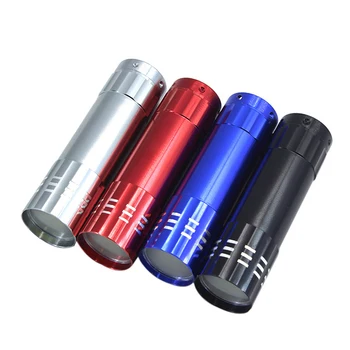Led Mini Lukturītis 9 LED Ultra Spilgti Lāpu Ārā Ūdensizturīgs Vieglo Portatīvo Kabatas Lukturīti, Pārgājieni Izmantot 3*AAA Baterijas