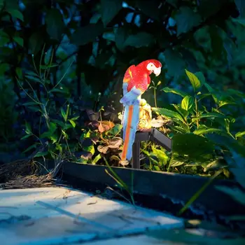 LED Papagailis Saules Zālienu Gaismas Āra Ūdensizturīgs Dārza Ainavu Lampas Saules Enerģijas, Dārzs Pagalmā Apdare Lampas Putnu Papagailis