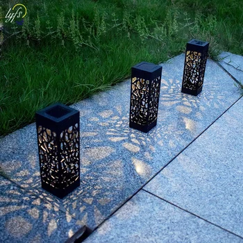 LED saules zālienu gaismas āra ūdensizturīgs dobi saules lampas dārzs pagalma ceļš ainavu led gaismas apgaismojums apdare