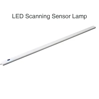 LED Skenēšanas Sensoru Lampas 50cm Kustības Sensora Tīrīšana Gaismas Nakts Lampas, izmantojot ministru Kabineta Skapja Atvilktne Virtuves Apgaismojums