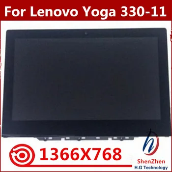 Lenovo JOGAS 330-11IGM 81A6 jogas 330-11 jogas 330-11igm LCD Displejs, Touch Screen Digitizer Montāža ar Jaunu Kadru Nomaiņa