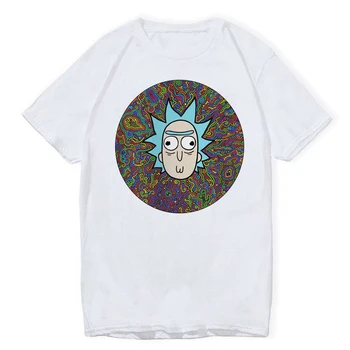 LettBao Psychedelic Pētījumu Brīvprātīgo Zēnu T-krekli Karikatūra Vīriešu T Vasaras Balts Modes Balts Hip Hop T Krekls Smieklīgi Augšu