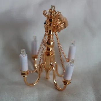 Leļļu namiņš miniatūras lampas 4 bjd 6 bjd - blyth barbies