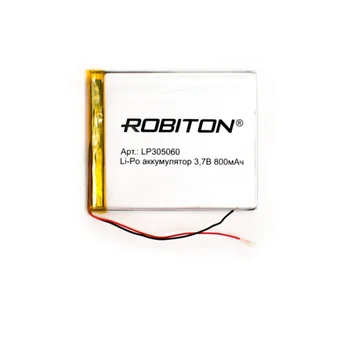 Li-jonu polimēru akumulatora lp305060 robiton, Li-Pol prizmu ar aizsardzības ķēde