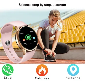 LIGE Jaunu smart wach sieviešu, vīriešu ūdensnecaurlaidīgs sporta smartwatch Sirds ritma monitors asins spiediena funkciju Pedometrs Fitnesa tracker