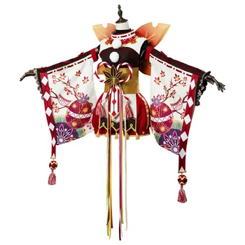 Lovelive! Aqours Kanan Matsuura Kanan Cosplay Kostīmu Kļavu Lapas Kimono Kleita Halovīni Kostīmi Āzijā Izmēra