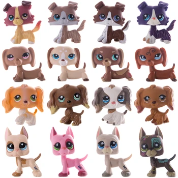 LPS Little Pet Shop Shorthair Kaķis Great Dane Collie Dachshund Spaniels Suns Kolekcija Darbības Rādītāji Modeli, Lelles, Rotaļlietas Bērniem, Dāvanu
