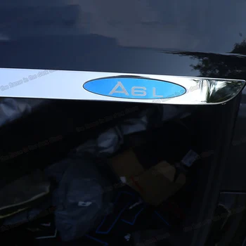 Lsrtw2017 Nerūsējošā Tērauda Automašīnas Aizmugures Durvju Apdare Tailgate Apdare Audi A6 C8 2019 2020 2021 Piederumi Auto Stils