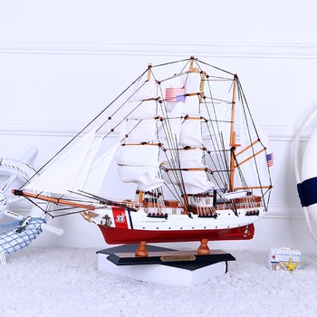 LUCKK Jaunu Karstā Pārdošanas 3D Koka Montāža Koka Buru 68cm*15 cm*50cm Buru Laivas Modeli, Mājas Dekoru Kinderen Rotaļlietas, Dāvanas
