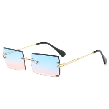 Luksusa Jaunas Saulesbrilles, Dāmas, Vīrieši, Ielu Fotografēšanas Tendence Dizaina Zīmolu Ēnā Sakausējuma Brilles UV400 Modes Slīpums Sieviete