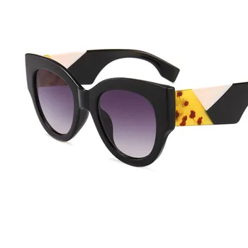 Luksusa Lielgabarīta Apaļas saulesbrilles Sieviešu Retro Zīmola Dizaineru Lielo Rāmi, Saules Brilles Sieviešu Modes Slīpums lunettes de soleil