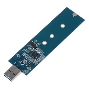 M. 2 USB Adapteris B Taustiņu M. 2 SSD Adapteri USB 3.0 2280 M2 NGFF SSD Diska Adapteri Converter, SSD Karšu Lasītājs
