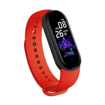 M5 Smart Skatīties Vīrieši Sievietes Sirds Ritma Monitors Asinsspiediens Fitnesa Tracker Smartwatch Joslu 5 Sports Watch