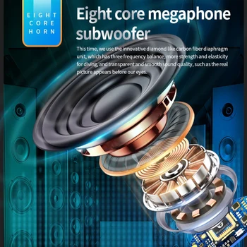 M8 S Bezvadu Bluetooth 5.0 Smart Pieskaras Trokšņa Samazināšanas Stereo In-ear Austiņas Stereo bass Earbuds ūdensizturīgs ar Mikrofonu