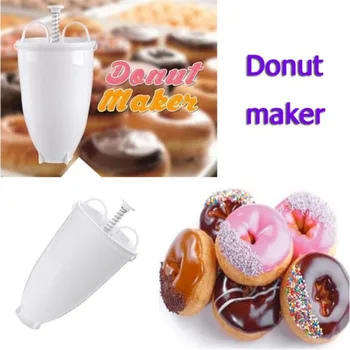 Magic Ātri Plastmasas Donut Maker Vafeļu Veidnes Virtuves Piederumu Bakeware Riņķa Kūka Modelis Cepumu Sīkfailus DIY Cepšanas Rīku