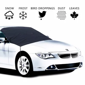 Magnētiskā Auto Segtu Automašīnas Vējstikla Pārsegs Ziemas Sniega Ledus Putekļu Aizsargs Saules Ēnā Aizsargs Ūdensizturīgs Universālo Auto Auto Aksesuāri