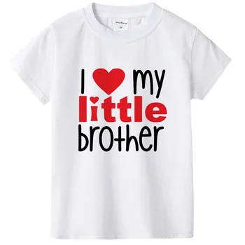(Matching Krekli Brālis Krekli Komplekts, 2, I Love My Big Brother Mazais Brālis Matching Brālis Krekli, Bērnu Dušas Dāvanas