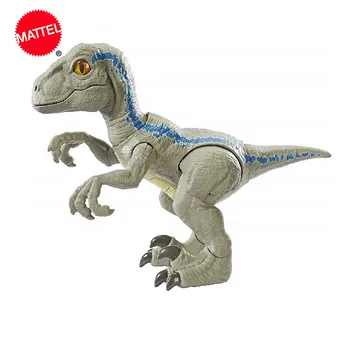 Mattel Jurassic Pasaules 2 Pašas Skaņas un Gaismas Efektu Dinozaura Modelis Rotaļlietas Kustamo Velociraptor Bru GFD40 Bērnu Dzimšanas dienas Dāvana
