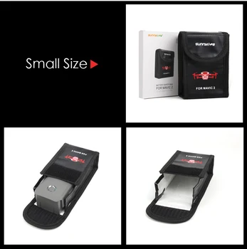 Mavic 2 Pro Zoom Dūkoņa Aksesuāri Ugunsdrošie LiPo Safe Akumulators, Maisiņš Uzglabāšanai Aizsardzības Lodziņā sprādziendrošas Akumulatora korpusa